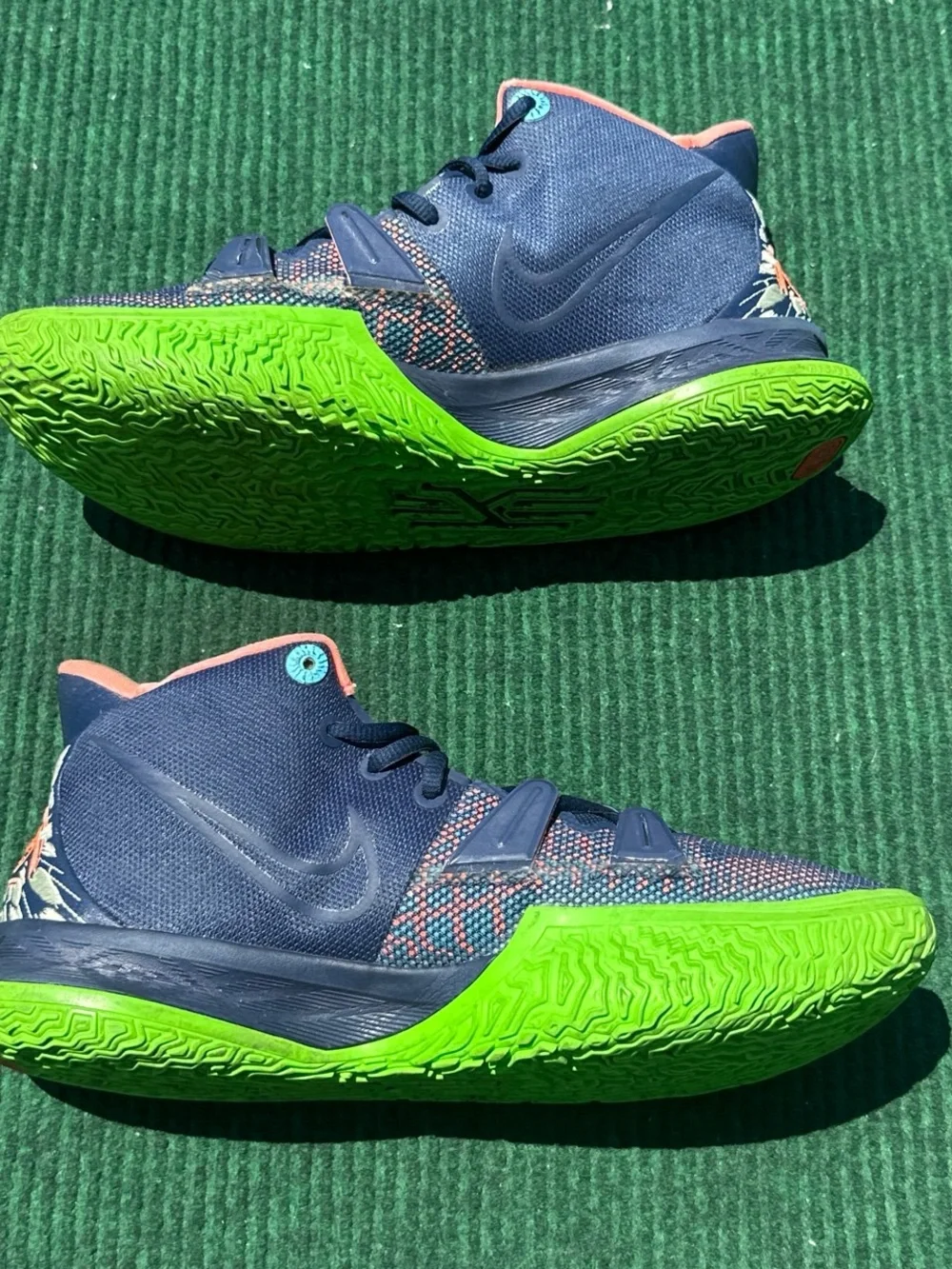 Nike Kyrie 7 'Midnight Navy' Men’s Size 10  MISSING RIGHT INSOLE